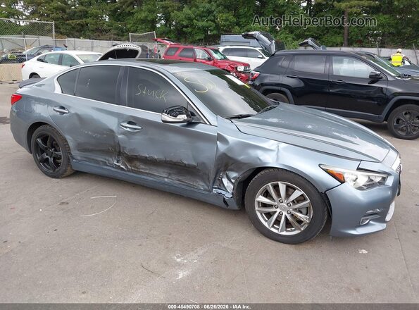 JN1EV7AR6HM835945 2017 INFINITI Q50 Blue წინა ხედი