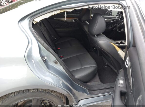JN1EV7AR6HM835945 2017 INFINITI Q50 Blue VIN კოდის სტიკერის ხედი