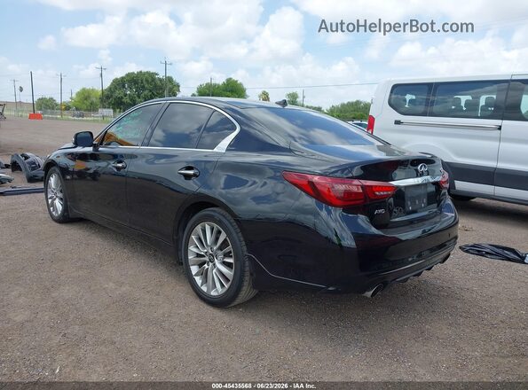 JN1EV7AR6LM255880 2020 INFINITI Q50 Black Rear left