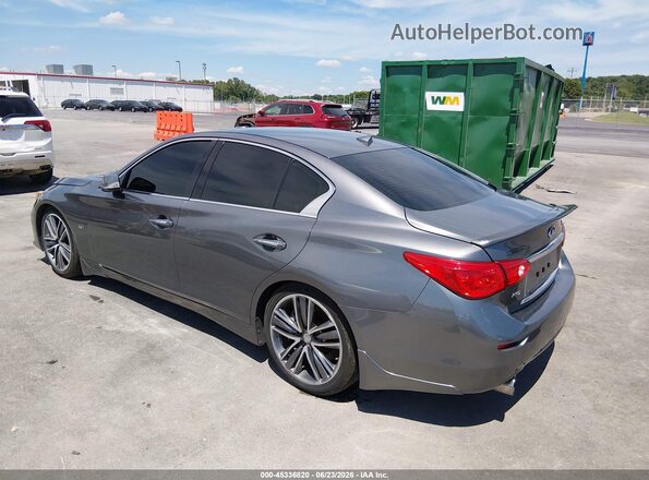 JN1EV7AR7HM830673 2017 INFINITI Q50 Silver Trasero izquierdo