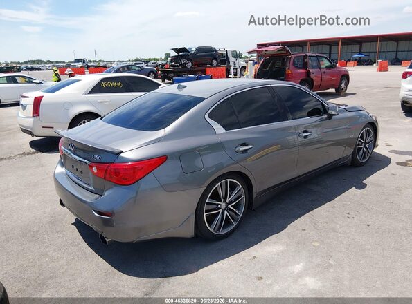 JN1EV7AR7HM830673 2017 INFINITI Q50 Silver Trasero derecho