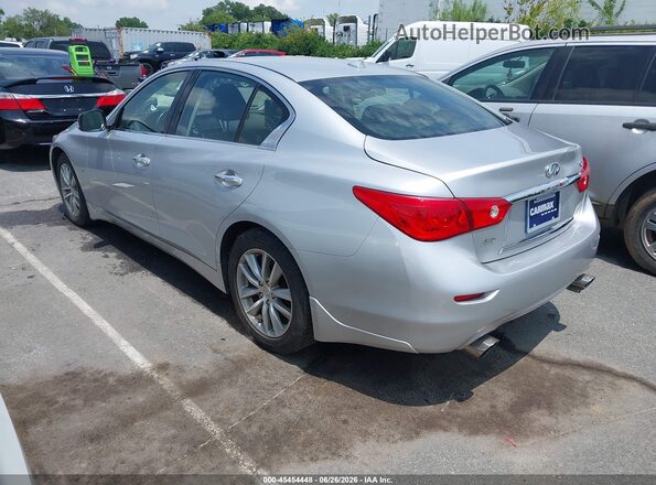 JN1EV7AR7HM832424 2017 INFINITI Q50 Silver Հետևի ձախ