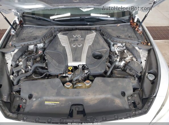 JN1EV7AR7HM834500 2017 INFINITI Q50 Silver Widok z tyłu