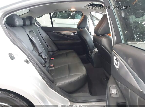 JN1EV7AR7HM834500 2017 INFINITI Q50 Silver Widok naklejki z numerem VIN