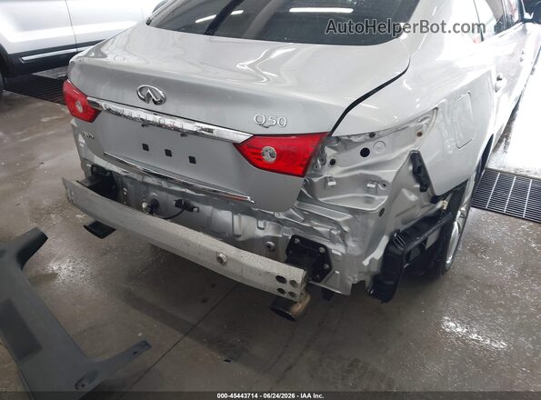 JN1EV7AR7HM834500 2017 INFINITI Q50 Silver Widok z przodu