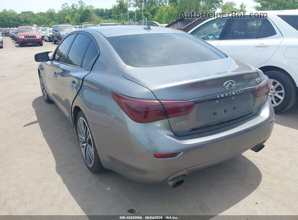 JN1EV7AR7HM839714 2017 INFINITI Q50 Gray Tył lewy