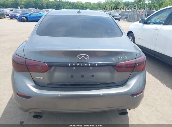 JN1EV7AR7HM839714 2017 INFINITI Q50 Gray 
