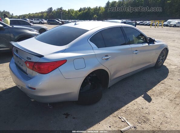 JN1EV7AR7HM840183 2017 INFINITI Q50 Silver Tył prawy