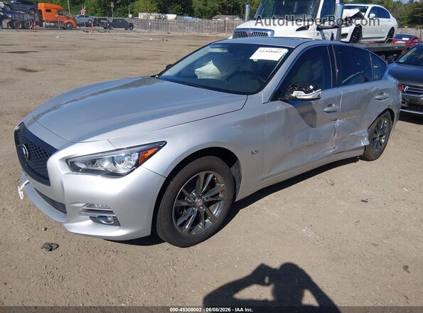 JN1EV7AR7HM840183 2017 INFINITI Q50 Silver Przód lewy
