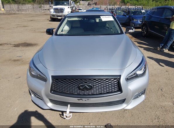JN1EV7AR7HM840183 2017 INFINITI Q50 Silver Widok deski rozdzielczej