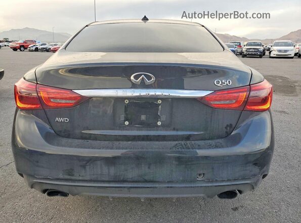 JN1EV7AR7JM440761 2018 INFINITI Q50 Black Widok z tyłu