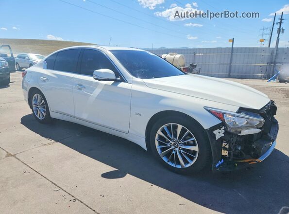 JN1EV7AR7JM442283 2018 INFINITI Q50 White Delantero derecho