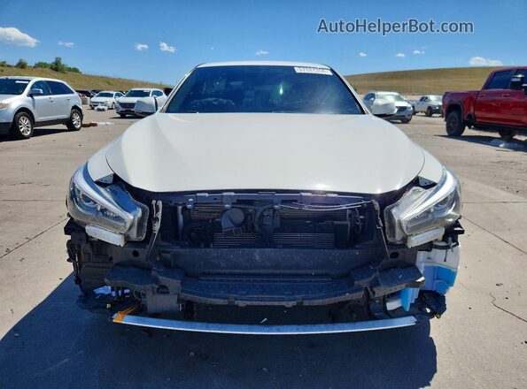 JN1EV7AR7JM442283 2018 INFINITI Q50 White Vista frontal