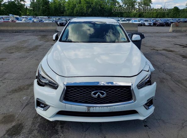 JN1EV7AR7JM443367 2018 INFINITI Q50 White Widok z przodu
