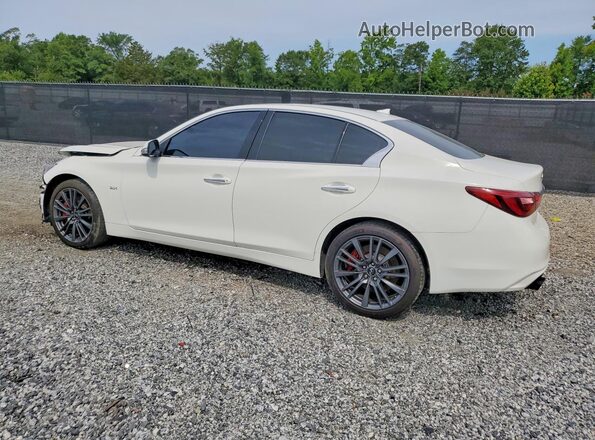 JN1EV7AR7JM445197 2018 INFINITI Q50 White Trasero izquierdo