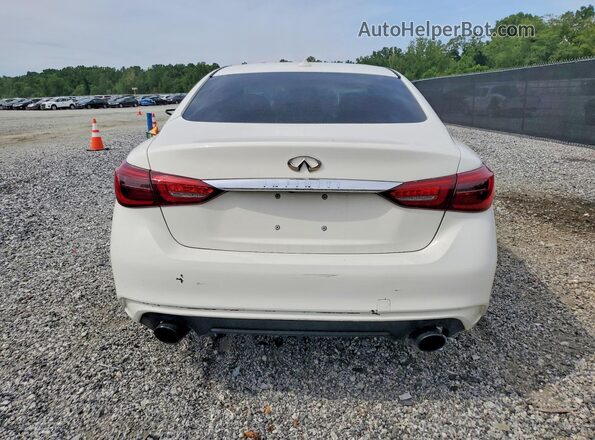 JN1EV7AR7JM445197 2018 INFINITI Q50 White Vista trasera