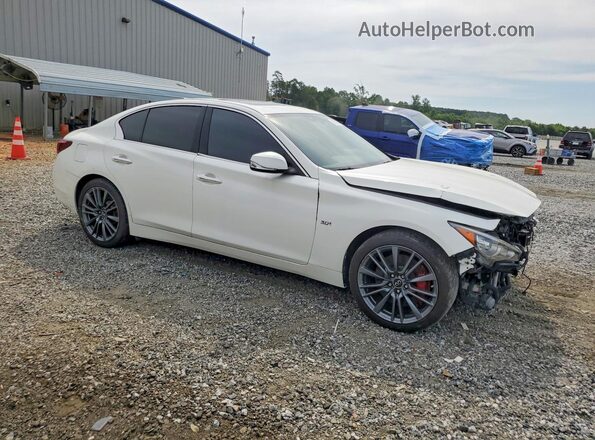 JN1EV7AR7JM445197 2018 INFINITI Q50 White Delantero derecho