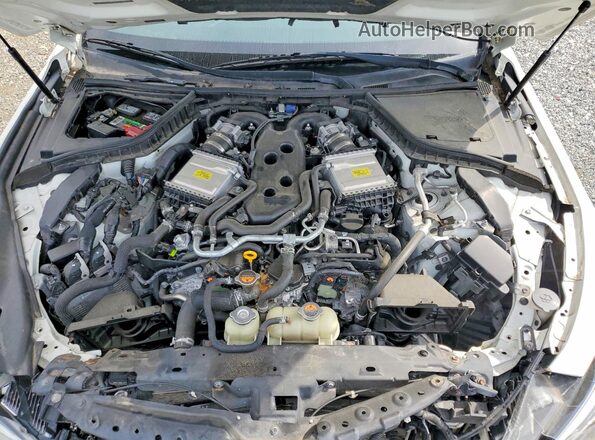 JN1EV7AR7JM445197 2018 INFINITI Q50 White Vista interior trasera