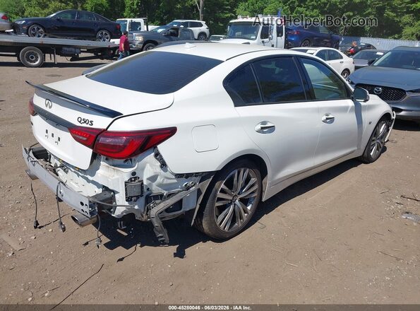JN1EV7AR7LM252275 2020 INFINITI Q50 White უკანა მარჯვენა