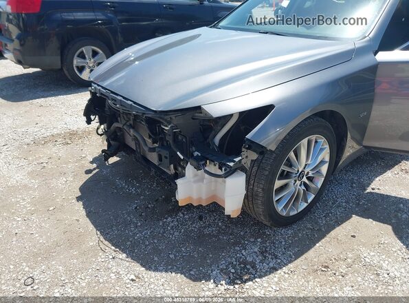 JN1EV7AR7LM256214 2020 INFINITI Q50 Gray Դիմացի տեսք
