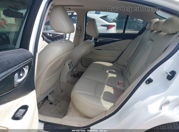 JN1EV7AR8JM440560 2018 INFINITI Q50 White Widok naklejki z numerem VIN