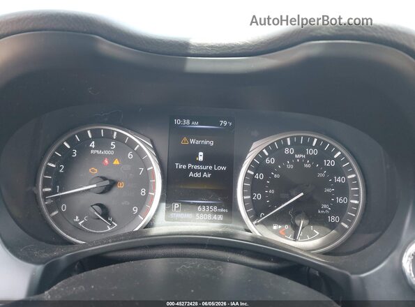 JN1EV7AR8JM440560 2018 INFINITI Q50 White Widok tylnych siedzeń
