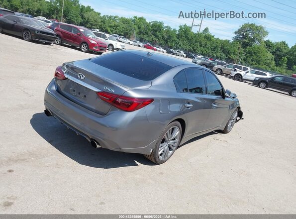 JN1EV7AR8JM444107 2018 INFINITI Q50 Gray Задня права чверть