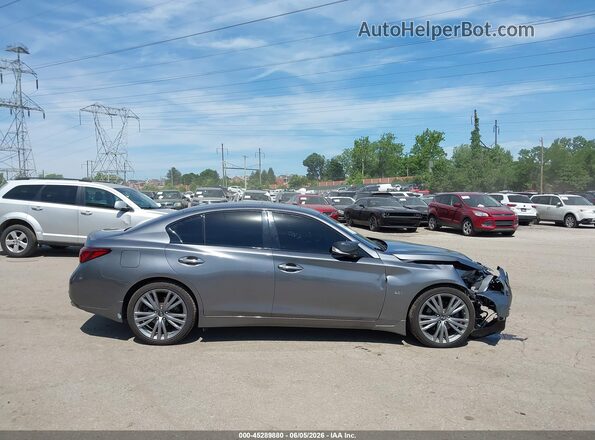 JN1EV7AR8JM444107 2018 INFINITI Q50 Gray Вид задньої частини салону