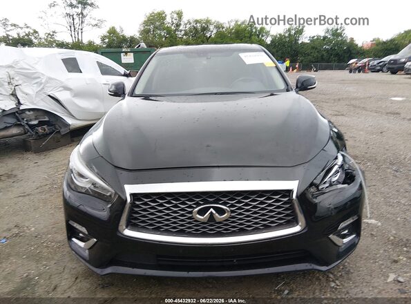 JN1EV7AR8KM558352 2019 INFINITI Q50 Black Instrument cluster view