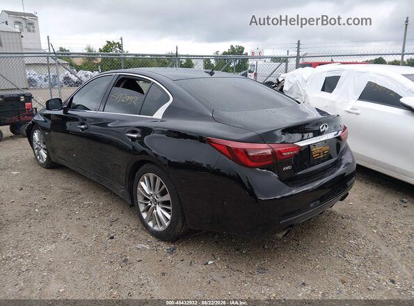 JN1EV7AR8KM558352 2019 INFINITI Q50 Black Rear left