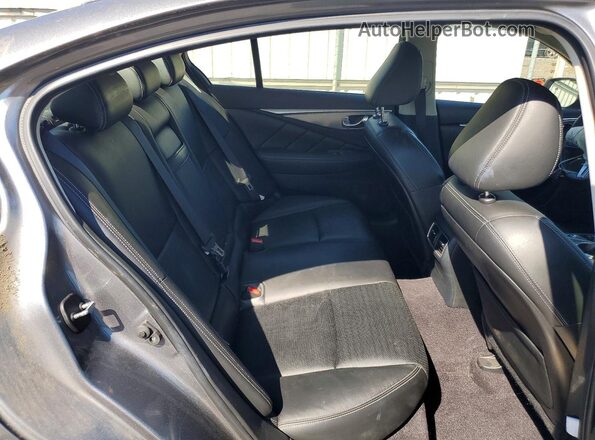 JN1EV7AR8KM591240 2019 INFINITI Q50 Gray Widok tylnych siedzeń