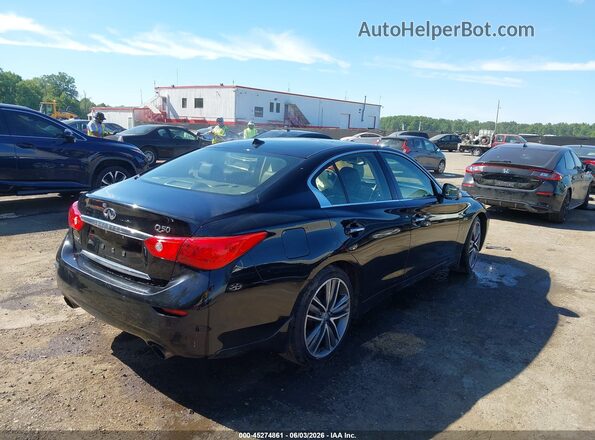 JN1EV7AR9HM836104 2017 INFINITI Q50 Черный Задняя правая четверть