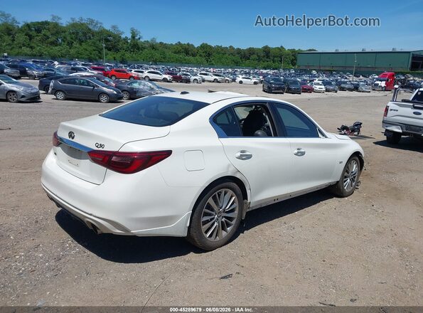 JN1EV7AR9JM431284 2018 INFINITI Q50 White Հետևի աջ
