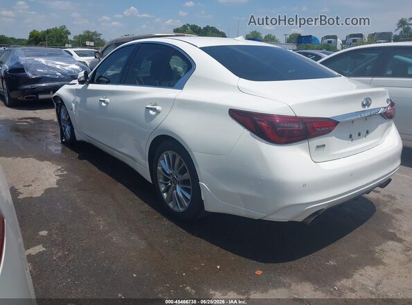 JN1EV7AR9LM250737 2020 INFINITI Q50 White უკანა მარცხენა