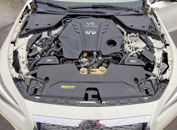 JN1EV7AR9LM254884 2020 INFINITI Q50 Белый Вид задней части салона
