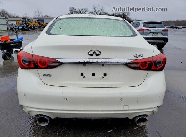 JN1EV7AR9LM254884 2020 INFINITI Q50 Белый Вид сзади