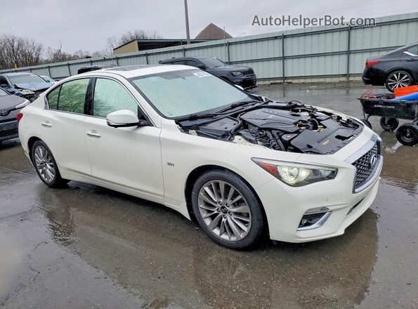 JN1EV7AR9LM254884 2020 INFINITI Q50 Белый Передняя правая четверть