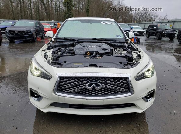 JN1EV7AR9LM254884 2020 INFINITI Q50 Белый Вид спереди