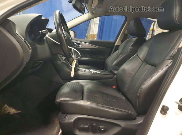 JN1EV7AR9LM255288 2020 INFINITI Q50 White Widok wnętrza z przodu