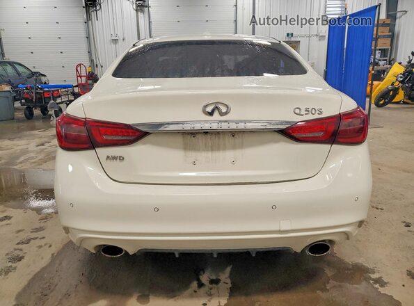 JN1EV7AR9LM255288 2020 INFINITI Q50 White Widok z tyłu