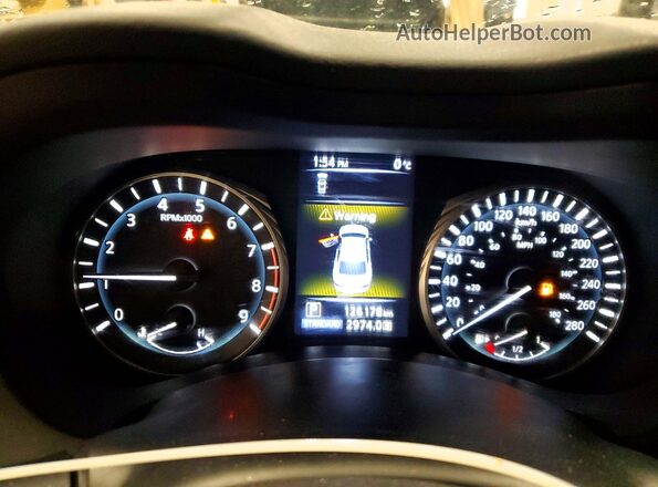JN1EV7AR9LM255288 2020 INFINITI Q50 White Widok zestawu wskaźników