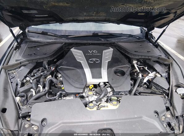 JN1EV7ARXGM345846 2016 INFINITI Q50 Black Rear view