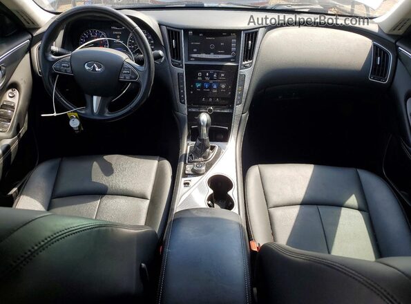 JN1EV7ARXHM838976 2017 INFINITI Q50 Silver Вид панелі приладів