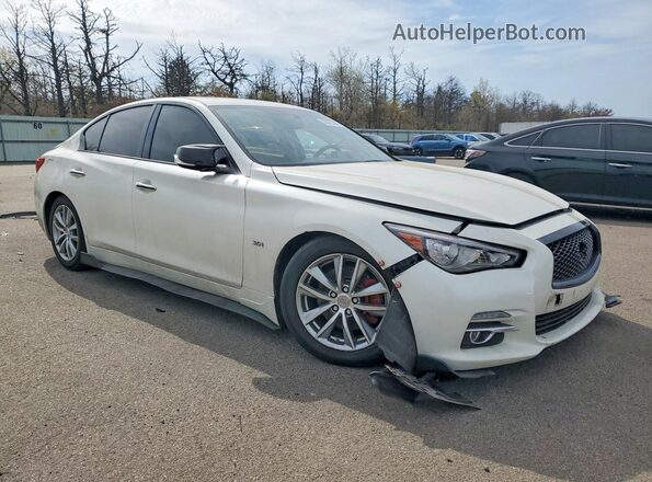 JN1EV7ARXHM840596 2017 INFINITI Q50 White Przód prawy