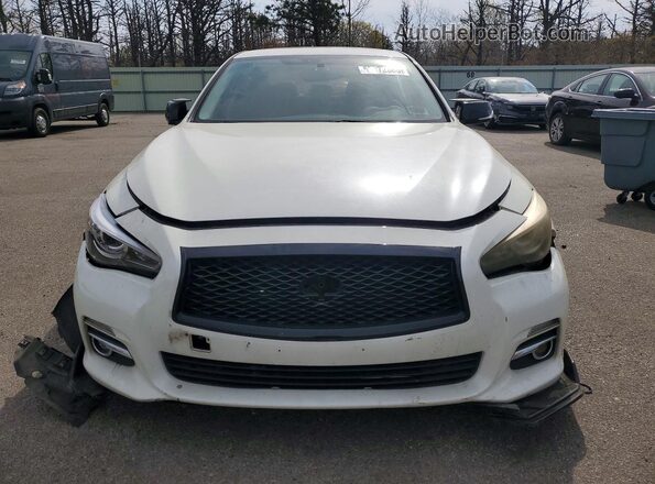 JN1EV7ARXHM840596 2017 INFINITI Q50 White Widok z przodu