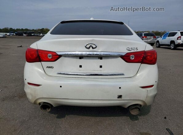 JN1EV7ARXHM840596 2017 INFINITI Q50 White Widok z tyłu