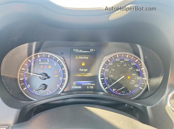 JN1EV7ARXHM840758 2017 INFINITI Q50 Black Widok zestawu wskaźników