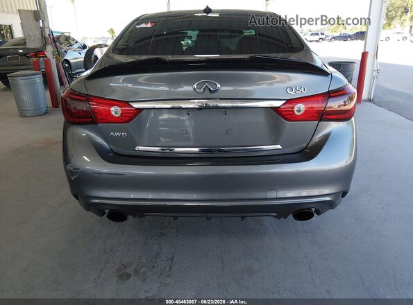 JN1EV7ARXKM552701 2019 INFINITI Q50 Gray 