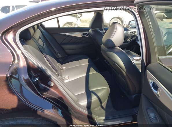 JN1EV7ARXLM250438 2020 INFINITI Q50 Burgundy VIN კოდის სტიკერის ხედი