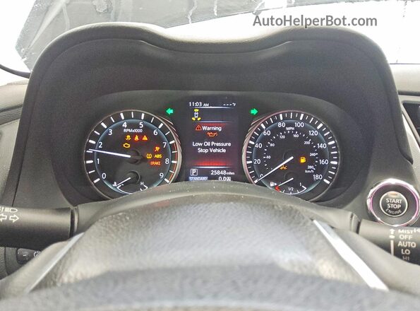 JN1EV7BP0RM601718 2024 INFINITI Q50 Черный Вид щитка приборов